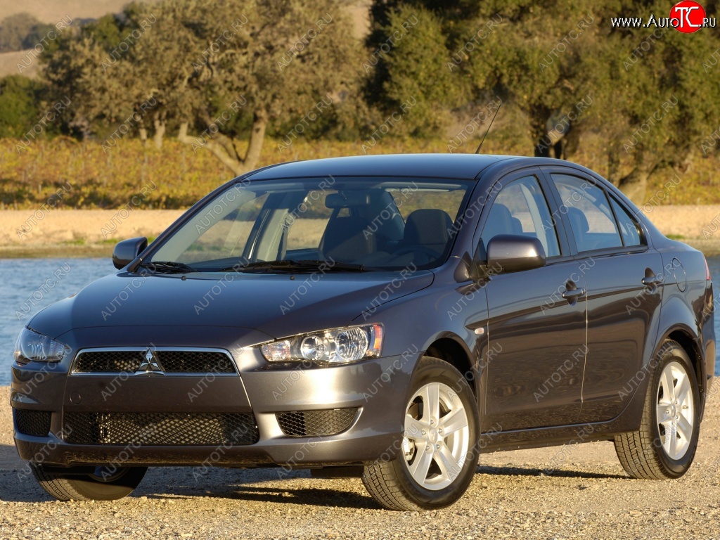 5 999 р. Передний бампер Стандартный Mitsubishi Lancer 10 CY хэтчбэк дорестайлинг (2007-2010)  с доставкой в г. Таганрог