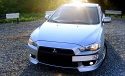 929 р. Подиум гос. номера EVO №1 Mitsubishi Lancer 10 хэтчбэк дорестайлинг (2007-2010) (Гладкий пластик)  с доставкой в г. Таганрог. Увеличить фотографию 5