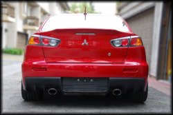 4 149 р. Лип спойлер DUCKBILL Mitsubishi Lancer 10 седан дорестайлинг (2007-2010) (Неокрашенный)  с доставкой в г. Таганрог. Увеличить фотографию 3