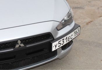 1 999 р. Воздуховоды радиатора в передний бампер Квадрат  Mitsubishi Lancer  10 (2007-2010) седан дорестайлинг, хэтчбэк дорестайлинг (Неокрашенные)  с доставкой в г. Таганрог. Увеличить фотографию 2