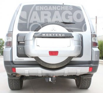 22 699 р. Фаркоп Aragon. (шар A) Mitsubishi Pajero 4 V90 2-ой рестайлинг (2014-2020)  с доставкой в г. Таганрог. Увеличить фотографию 6