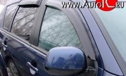 Дефлекторы окон (ветровики) Novline 4 шт Mitsubishi Outlander XL (CW)  рестайлинг (2010-2013)