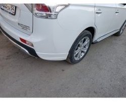 4 799 р. Боковые накладки на задний бампер BROOMER Design  Mitsubishi Outlander  GF (2012-2014) дорестайлинг (Неокрашенная)  с доставкой в г. Таганрог. Увеличить фотографию 4