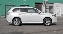 4 799 р. Боковые накладки на задний бампер BROOMER Design  Mitsubishi Outlander  GF (2012-2014) дорестайлинг (Неокрашенная)  с доставкой в г. Таганрог. Увеличить фотографию 5