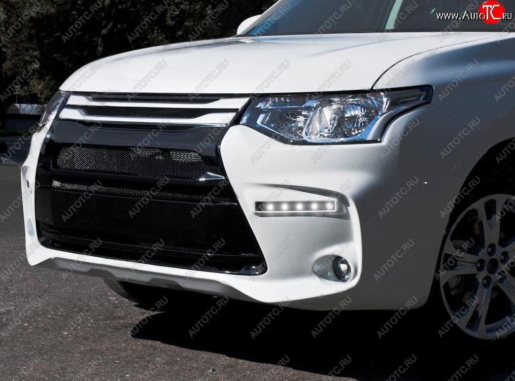 29 999 р. Передний бампер Tuning-Sport  Mitsubishi Outlander  GF (2012-2014) дорестайлинг (Неокрашенный)  с доставкой в г. Таганрог