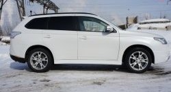 6 199 р. Пороги накладки Broomer Design  Mitsubishi Outlander  GF (2012-2014) дорестайлинг (Неокрашенные)  с доставкой в г. Таганрог. Увеличить фотографию 2