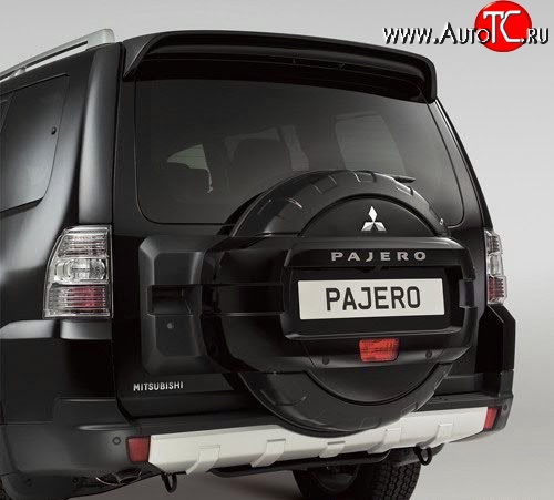 3 399 р. Чехол (кожух) запасного колеса Стандартный Mitsubishi Pajero 4 V90 дорестайлинг (2006-2011) (Неокрашенный)  с доставкой в г. Таганрог