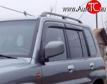 999 р. Комплект дефлекторов окон (ветровиков) 4 шт. (5 дверей) Russtal Mitsubishi Pajero iO (1998-2007)  с доставкой в г. Таганрог