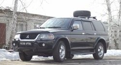 1 879 р. Защитная сетка решетки переднего бампера РА  Mitsubishi Pajero Sport  PA (1996-2004) дорестайлинг  с доставкой в г. Таганрог. Увеличить фотографию 3