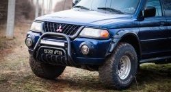 2 099 р. Подиумы противотуманных фар RA Mitsubishi Pajero Sport PA дорестайлинг (1996-2004)  с доставкой в г. Таганрог. Увеличить фотографию 3