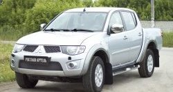 2 179 р. Защитная сетка решетки переднего бампера РА  Mitsubishi Pajero Sport  PB (2008-2013) дорестайлинг  с доставкой в г. Таганрог. Увеличить фотографию 3