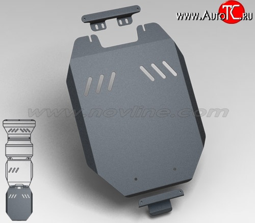 789 р. Защита раздаточной коробки Novline (3.2, АКПП/МКПП, 3 мм)  Mitsubishi Pajero Sport  PB (2008-2013) дорестайлинг  с доставкой в г. Таганрог