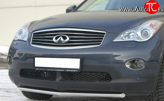 15 999 р. Защита переднего бампера (Ø42 мм, нержавейка) SLITKOFF INFINITI EX35 J50 (2007-2013)  с доставкой в г. Таганрог