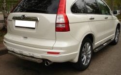 14 799 р. Одинарная защита заднего бампера SLITKOFF диаметром 63 мм  Honda CR-V  RE1,RE2,RE3,RE4,RE5,RE7 (2009-2012) рестайлинг  с доставкой в г. Таганрог. Увеличить фотографию 1