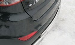 17 949 р. Защита заднего бампера (Ø76 и 42 мм, нержавейка) SLITKOFF Hyundai IX35 LM дорестайлинг (2009-2013)  с доставкой в г. Таганрог. Увеличить фотографию 3