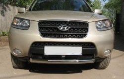 9 249 р. Короткая защита переднего бампера Russtal d70 мм  Hyundai Santa Fe  CM (2006-2009) дорестайлинг  с доставкой в г. Таганрог. Увеличить фотографию 1