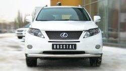 16 299 р. Одинарная защита переднего бампера SLITKOFF диаметром 76 мм  Lexus RX270  AL10 - RX450H  AL10  с доставкой в г. Таганрог. Увеличить фотографию 2