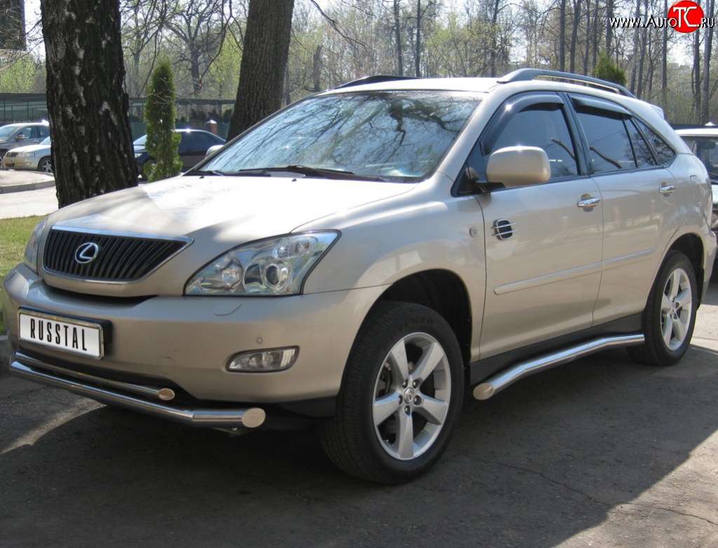 26 399 р. Защита порогов из труб d76 SLITKOFF  Lexus RX300  XU30 - RX350  XU30  с доставкой в г. Таганрог