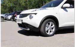 15 799 р. Одинарная защита переднего бампера SLITKOFF диаметром 63 мм  Nissan Juke  1 YF15 (2010-2014) дорестайлинг  с доставкой в г. Таганрог. Увеличить фотографию 6