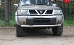 16 899 р. Одинарная защита переднего бампера SLITKOFF диаметром 70 мм  Nissan Patrol  5 (1997-2004) Y61 дорестайлинг, Y61 1-ый рестайлинг  с доставкой в г. Таганрог. Увеличить фотографию 3