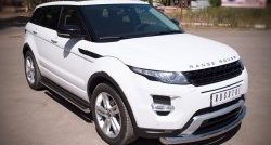 16 799 р. Одинарная защита переднего бампера SLITKOFF диаметром 76 мм (Dynamic)  Land Rover Range Rover Evoque  1 L538 (2011-2015) дорестайлинг 3 дв., дорестайлинг 5 дв.  с доставкой в г. Таганрог. Увеличить фотографию 2