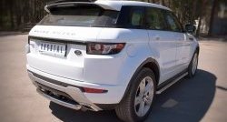 16 799 р. Защита заднего бампера (Ø76 мм, нержавейка, Dynamic) SLITKOFF Land Rover Range Rover Evoque 1 L538 дорестайлинг 5 дв. (2011-2015)  с доставкой в г. Таганрог. Увеличить фотографию 2