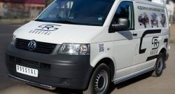 17 499 р. Одинарная защита переднего бампера SLITKOFF диаметром 63 мм  Volkswagen Transporter  T5 (2003-2009) дорестайлинг  с доставкой в г. Таганрог. Увеличить фотографию 4