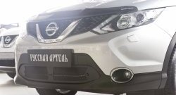 1 859 р. Защитная сетка решетки переднего бампера РА  Nissan Qashqai  2 (2017-2022) J11 рестайлинг  с доставкой в г. Таганрог. Увеличить фотографию 1