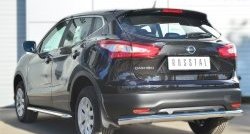 26 999 р. Широкая защита порогов SLITKOFF Nissan Qashqai 2 J11 дорестайлинг (2013-2019)  с доставкой в г. Таганрог. Увеличить фотографию 3