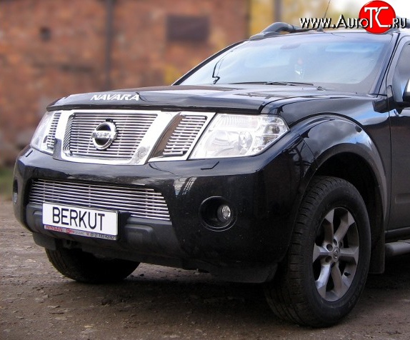 6 799 р. Декоративная вставка решетки радиатора Berkut Nissan Pathfinder R51 рестайлинг (2009-2014)  с доставкой в г. Таганрог