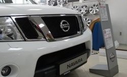 2 879 р. Сетка в решетку радиатора Russtal  Nissan Pathfinder  R51 (2009-2014) рестайлинг (черная)  с доставкой в г. Таганрог. Увеличить фотографию 2