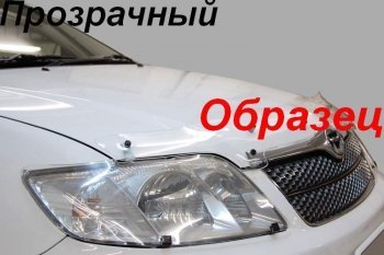 2 079 р. Дефлектор капота CA-Plastiс  Nissan Almera  N16 (2000-2003) седан дорестайлинг (Classic прозрачный, Без надписи)  с доставкой в г. Таганрог. Увеличить фотографию 2