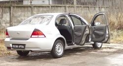 2 299 р. Накладки на порожки автомобиля RA  Nissan Almera  N16 (2000-2003) седан дорестайлинг (Комплект (4 шт.))  с доставкой в г. Таганрог. Увеличить фотографию 2