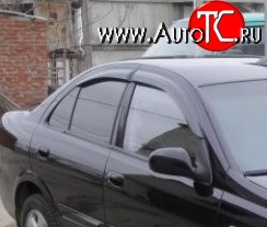 2 899 р. Дефлекторы окон (ветровики) Novline 4 шт.  Nissan Almera  G15 (2012-2019) седан  с доставкой в г. Таганрог