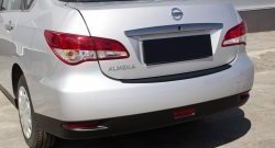 1 299 р. Накладка на задний бампер RA  Nissan Almera  G15 (2012-2019) седан  с доставкой в г. Таганрог. Увеличить фотографию 1