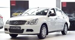 999 р. Зимняя заглушка решетки переднего бампера РА  Nissan Almera  G15 (2012-2019) седан  с доставкой в г. Таганрог. Увеличить фотографию 3