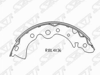 Колодки тормозные задние EURO SAT Nissan (Нисан) Almera Classic (Альмера)  седан (2006-2013) седан B10