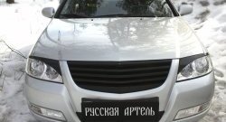 999 р. Реснички на фары RA  Nissan Almera Classic  седан (2006-2013) B10 (Неокрашенные)  с доставкой в г. Таганрог. Увеличить фотографию 5