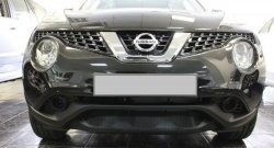 Защитная решётка в воздуховод автомобиля Russtal (черная) Nissan Juke 1 YF15 рестайлинг (2014-2020)