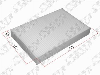 268 р. Фильтр салонный SAT (238х153х32 mm)  Nissan Juke  1 YF15 (2014-2020), Nissan Sentra  7 (2014-2017), Renault Fluence (2010-2016)  с доставкой в г. Таганрог. Увеличить фотографию 1