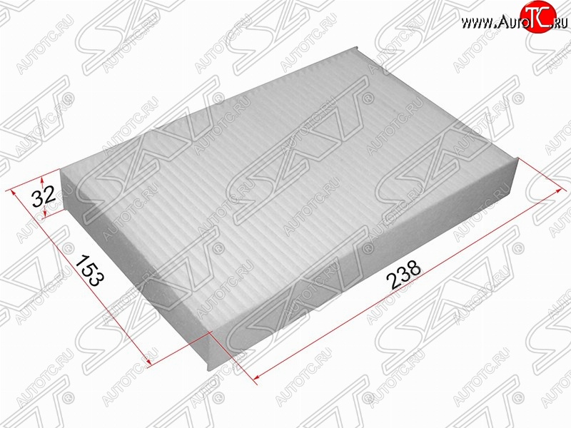 268 р. Фильтр салонный SAT (238х153х32 mm)  Nissan Juke  1 YF15 (2014-2020), Nissan Sentra  7 (2014-2017), Renault Fluence (2010-2016)  с доставкой в г. Таганрог