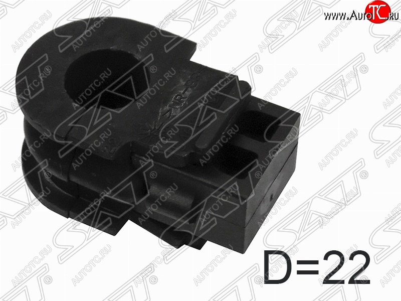229 р. Резиновая втулка переднего стабилизатора (D=22) SAT (LH=RH) Nissan Juke 1 YF15 дорестайлинг (2010-2014)  с доставкой в г. Таганрог