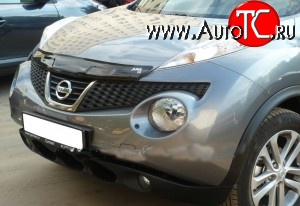 2 879 р. Дефлектор капота NovLine Nissan Juke 1 YF15 дорестайлинг (2010-2014)  с доставкой в г. Таганрог