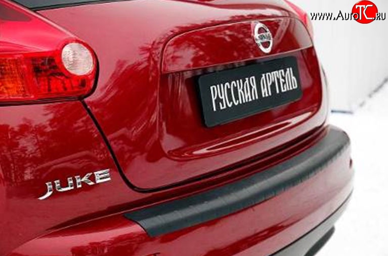 1 499 р. Накладка RA на задний бампер  Nissan Juke  1 YF15 (2010-2014) дорестайлинг  с доставкой в г. Таганрог