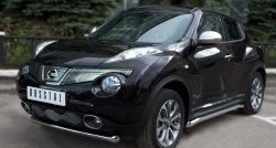 15 799 р. Одинарная защита переднего бампера SLITKOFF диаметром 63 мм (4x4)  Nissan Juke  1 YF15 (2010-2014) дорестайлинг  с доставкой в г. Таганрог. Увеличить фотографию 4