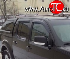 1 249 р. Комплект дефлекторов окон (Frontier) SkyLine Nissan Navara 2 D40 дорестайлинг (2004-2010)  с доставкой в г. Таганрог