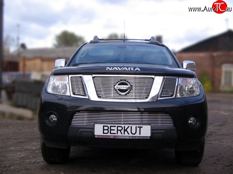 5 799 р. Декоративная вставка воздухозаборника (рестайлинг) Berkut Nissan Navara 2 D40 дорестайлинг (2004-2010)  с доставкой в г. Таганрог