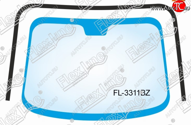 1 999 р. Молдинг лобового стекла FlexLine Nissan Note 1 E11 дорестайлинг (2004-2008)  с доставкой в г. Таганрог