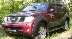 7 749 р. Молдинги дверей RA (широкие, комплект) Nissan Pathfinder R51 дорестайлинг (2004-2007) (Поверхность глянец (под окраску), Неокрашенные)  с доставкой в г. Таганрог. Увеличить фотографию 2