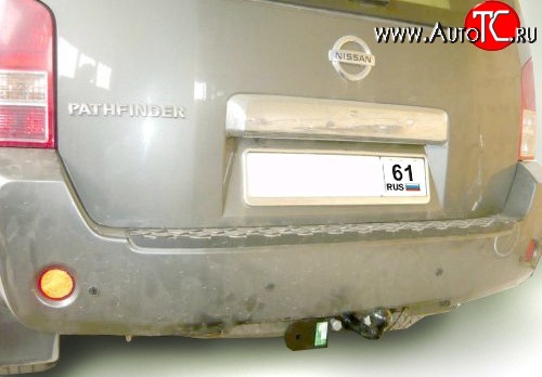 5 699 р. Фаркоп Лидер Плюс (до 1200 кг) Nissan Pathfinder R51 дорестайлинг (2004-2007) (Без электропакета)  с доставкой в г. Таганрог